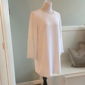 ZARA White long sleeve dress
